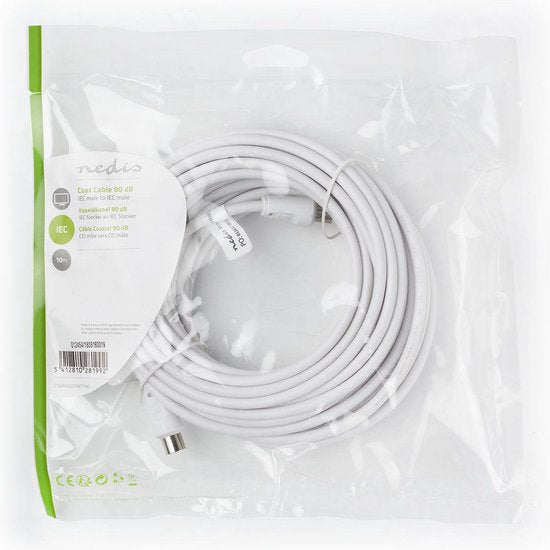 Nedis Coaxkabel 90 Db Iec (coax) Male - Iec (coax) M - afbeelding 13