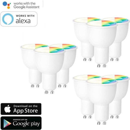 Silvergear Smart WiFi Led GU10 - stuks - Via iOS en Android App - Google Home en Amazon Alexa - afbeelding 19