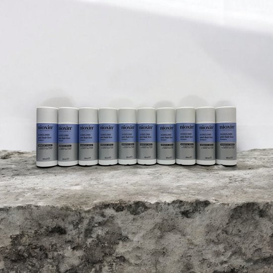 Nioxin Anti-Hairloss Shampoo 10 stuks ( TOTAAL 500ML )Reisverpakking à 50 ml- Normale shampoo - Voor Alle haartypes - afbeelding 3