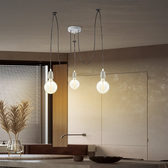 Light Depot - Plafondkap Metaal - Rond - 3 lichts - afbeelding 24