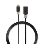 Nedis USB-C Adapter - USB 3.2 Gen 1 - USB-C Male - USB-A Female - 5 Gbps - 0.15 m - Rond - Vernikkeld - PVC - Antraciet - Doos - afbeelding 7