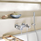 GROHE Concetto Badkraan - met handdouche - 15cm - chroom - 32212001 - afbeelding 2