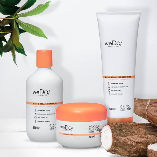 weDo Rich & Repair Mask 150 ML - Haarmasker droog haar - Haarmasker beschadigd haar - afbeelding 5