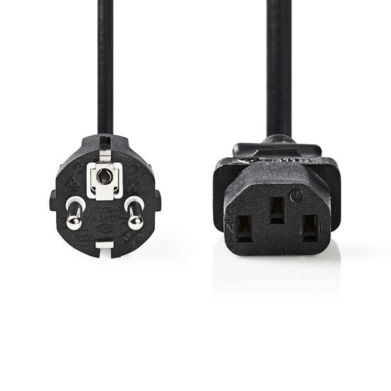 Nedis electriciteitssnoer Zwart m C13 - afbeelding 22
