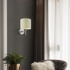 Home Sweet Home - Wandlamp Mati voor lampenkap - Geborsteld staal - 10/10/18cm - gemaakt van Metaal - geschikt voor E27 LED lichtbron - voor lampenkap met doorsnede max.20cm - afbeelding 5