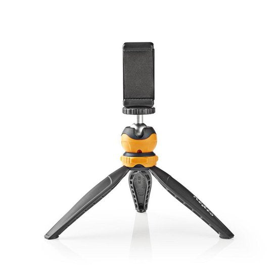 Nedis Statief - Maximaal draagvermogen: 1.5 kg - Minimale werkhoogte: 11.0 cm - Maximale werkhoogte: 16.0 cm - 1 Segment - Gefixeerd - Inclusief reistas - ABS / Nylon - Oranje / Zwart - afbeelding 14