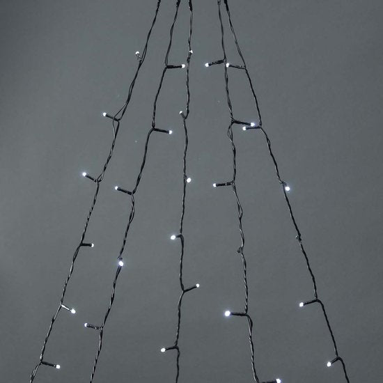 Nedis SmartLife-kerstverlichting - Boom - Wi-Fi - Warm tot Koel Wit - 200 LED's - 20.0 m - 5 x 4 m - Android / IOS - afbeelding 7