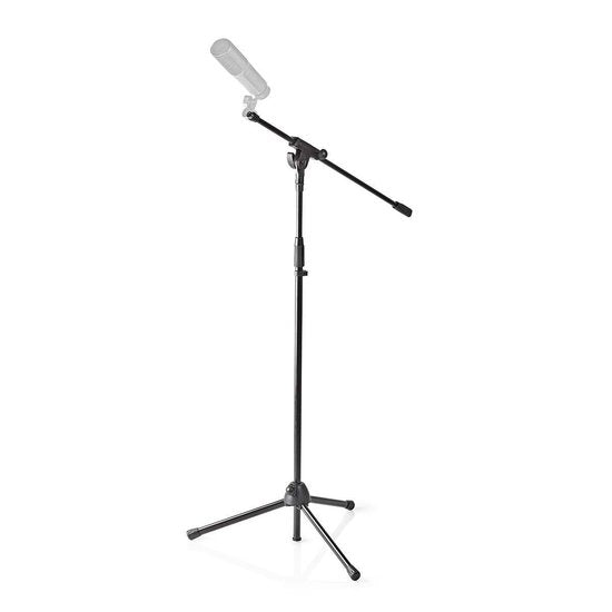 Microfoonstandaard - V-vorm - Hoogte bereik: 950-1650 mm - Maximale armlengte: 800 mm - ABS / Aluminium - Zwart - afbeelding 9