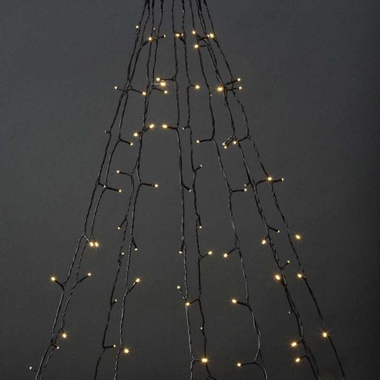 Nedis SmartLife-kerstverlichting - Boom - Wi-Fi - Warm tot Koel Wit - 200 LED's - 20.0 m - 10 x 2 m - Android / IOS - afbeelding 12