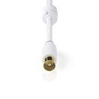 Coaxkabel 100 dB | IEC (coax) male - IEC (coax) male | 5,0 m | Wit - afbeelding 13