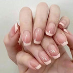 Crescentvormige French manicure stickers voor DIY nagelontwerpen - 130 stuks voor perfecte nagels, nail art en nagelverzorging - afbeelding 4