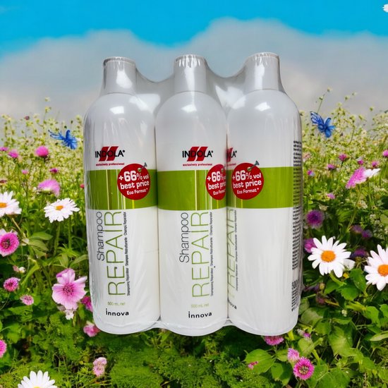Multibundel 3 x Indola Innova 500 ml repair shampoo SALE !!! OP = OP - afbeelding 1