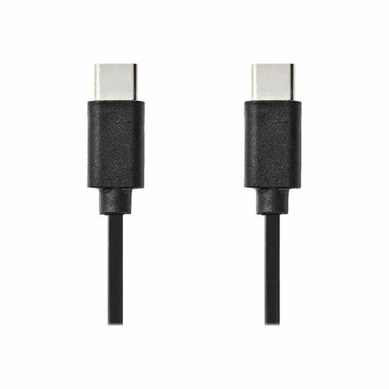 Nedis USB-Kabel - USB 2.0 - USB-C Male - USB-C Male - 60 W - 480 Mbps - Vernikkeld - 1.00 m - Rond - PVC - Zwart - Label - afbeelding 8