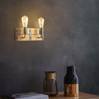 Home Sweet Home - Industriële Wandlamp Denton - Muurlamp gemaakt van hout - Antraciet - 35/11/13cm - wandlamp geschikt voor woonkamer, slaapkamer- - afbeelding 8