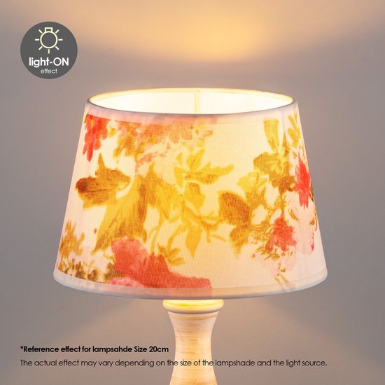 Home Sweet Home - Lampenkap Flowers - Bloemenmotief - E27 - afbeelding 24