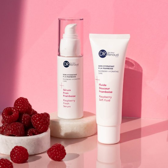 Dr. Renaud Framboises Fluide Douceur Dagcrème - 50ml - Hydraterend - afbeelding 2