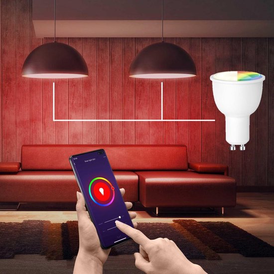 Silvergear Smart WiFi Led GU10 - stuks - Via iOS en Android App - Google Home en Amazon Alexa - afbeelding 8