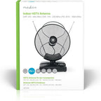 Nedis Binnenantenne - Actief - FM / UHF / VHF - Ontvangstbereik: 0-25 km - LTE800 - Versterking: 36 dB - Versterkingsregelaar - ABS - Zwart - afbeelding 5