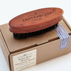Captain Fawcett Expedition Strength Mustache Wax 15ml x 3 + Wild Boar Bristle Moustache Brush CF. 957 - afbeelding 4