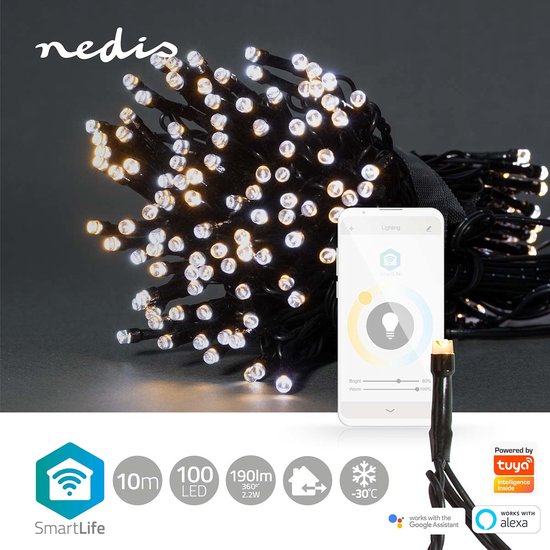 Nedis SmartLife Decoratieve LED - Koord - Wi-Fi - Warm tot Koel Wit - LED's - m - Android™ / IOS - afbeelding 17