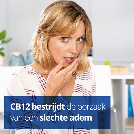 CB12 Original Mondwater - Beschermt 12 uur lang tegen een slechte adem - Met Fluoride voor bescherming tegen gaatjes - Frisse mentholsmaak - Alcoholvrije mondspoeling - 250ml - afbeelding 4