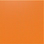 BiOBUDDi Basisplaten 32x32 basisplaat oranje BB-0095 Pumpkin Orange - afbeelding 1