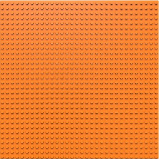 BiOBUDDi Basisplaten 32x32 basisplaat oranje BB-0095 Pumpkin Orange - afbeelding 1