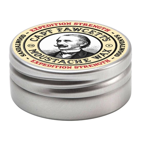 Captain Fawcett Expedition Strength Mustache Wax 15ml x 3 - afbeelding 3