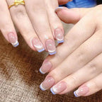 Crescentvormige French manicure stickers voor DIY nagelontwerpen - 130 stuks voor perfecte nagels, nail art en nagelverzorging - afbeelding 3