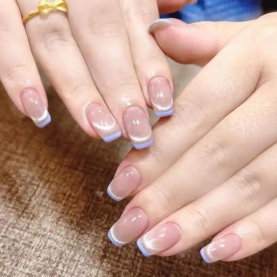 Crescentvormige French manicure stickers voor DIY nagelontwerpen - 130 stuks voor perfecte nagels, nail art en nagelverzorging - afbeelding 3