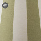 Home Sweet Home - Stoffen - Striped Lampenkap - Conisch - Wit + Groen - Minimalistische stijl - 20 x 15 x 13 cm - E27 fitting - voor tafellampen - - afbeelding 8