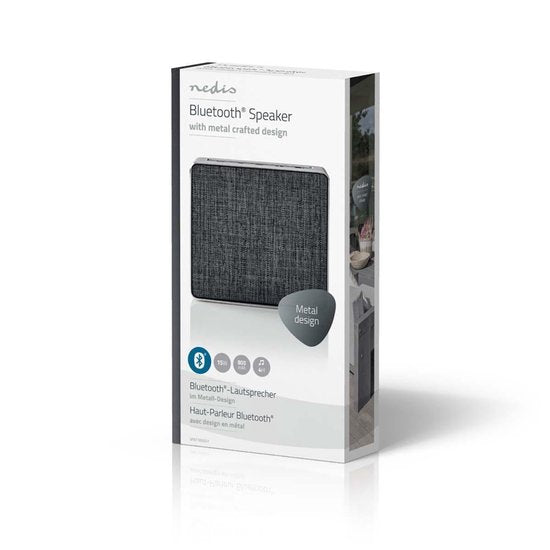 Bluetooth-Speaker - Maximale batterijduur: 4 uur - Handheld Ontwerp - 15 W - Stereo - Ingebouwde microfoon - Grijs - afbeelding 11