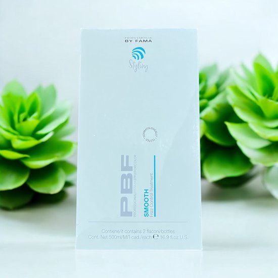 Fama PBF (professional by Fama) Smooth Frizz Control Treatment 2 x 500 ml - afbeelding 3