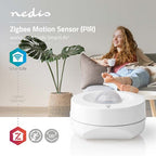 Nedis SmartLife Bewegingssensor - Zigbee 3.0 - Batterij Gevoed - IP20 - Detectiehoek: 120 ° - Detectiebereik: 5 m - Max. batterijduur: 12 Maanden - Wit - afbeelding 13