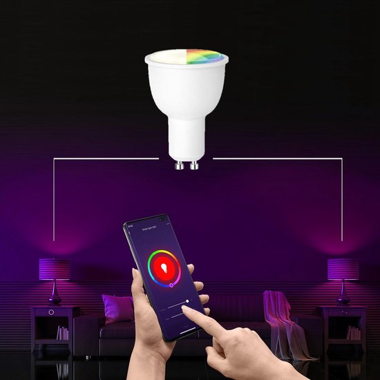Silvergear Smart WiFi Led GU10 - stuks - Via iOS en Android App - Google Home en Amazon Alexa - afbeelding 17
