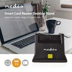 Nedis Kaartlezer - Smart Card (ID) - USB 2.0 - afbeelding 2
