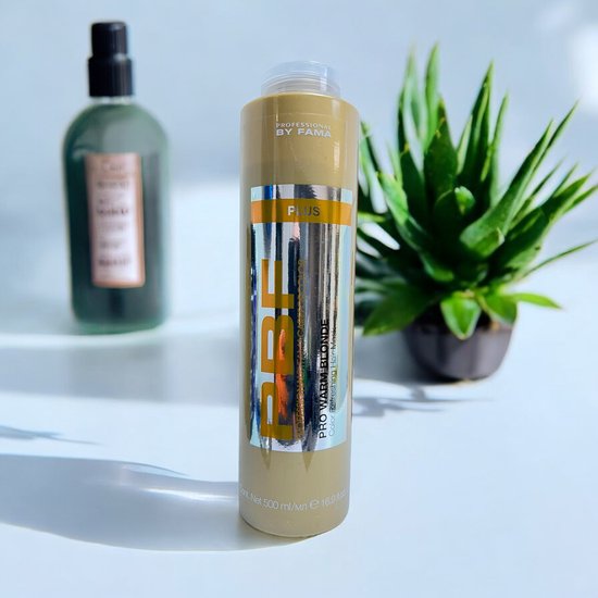 PBF By Fama Warm Blond Color Refreshing Hair Mask 500 ml - afbeelding 1