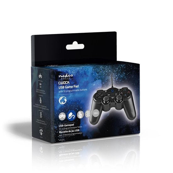 Nedis Gamepad | Force Feedback | USB-Voeding | Werkt met USB-Apparaten - afbeelding 17