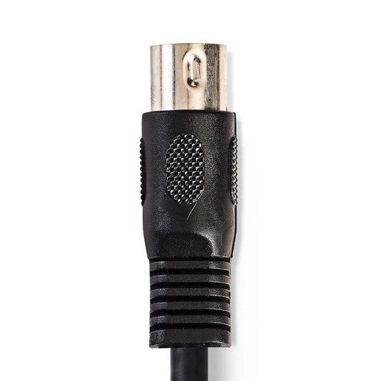 Nedis DIN-Audiokabel - DIN 5-Pins Male - 4x RCA Male - Vernikkeld - 1.00 m - Rond - PVC - Zwart - Label - afbeelding 6