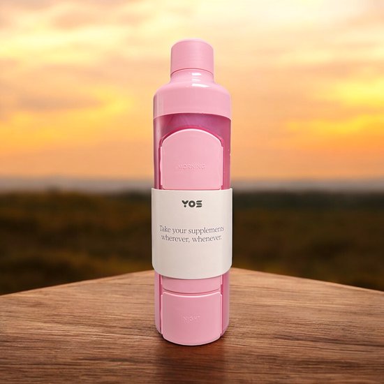 SUPERSALE 3 x YOS Bottle Daily Pink - afbeelding 6