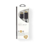 Nedis DisplayPort-Kabel - DisplayPort Male - HDMI Connector - 4K@30Hz - Verguld - 2.00 m - Rond - PVC - Antraciet - Doos - afbeelding 3
