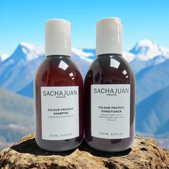 SACHAJUAN Colour Protect Set Shampoo + Conditioner 2 x 250 ml Geschenkset SALE !! - afbeelding 2