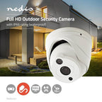 Nedis CCTV-Beveiligingscamera - Full HD 1080p - Nachtzicht: 15 m - Netvoeding - 1/3" CMOS - Kijkhoek: 82 ° - Lens: 3.6 mm - ABS - Wit / Zwart - afbeelding 3