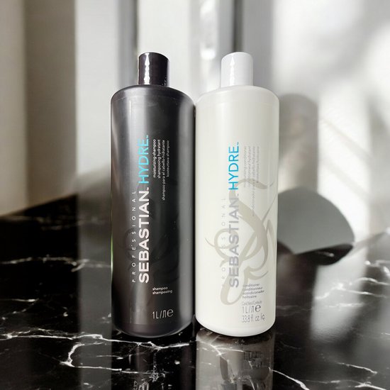 Sebastian Hydre Shampoo 1000 ml + Hydre Conditioner 1000 ml - afbeelding 2
