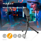 Nedis Microfoon - Apparaat: Desktop / Notebook - Bedraad - 1x USB - afbeelding 2