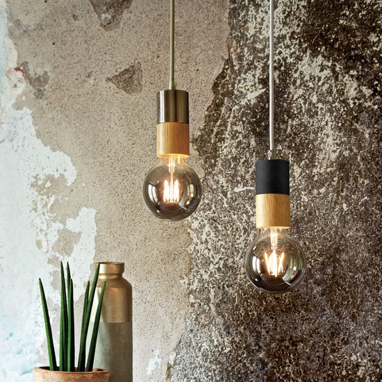 Home sweet home combi fitting rond E27 - / hout - 2e kans - afbeelding 18