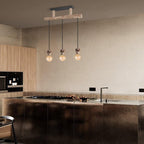 Home Sweet Home - Landelijke Hanglamp Furdy - geschikt voor E27 LED lichtbron - 3 lichts hanglamp gemaakt van Hout - 60/60/131cm - Pendellamp - afbeelding 4