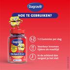 Dagravit Kids Eyes Multivitaminen met oogsupport - Multivitamine met vitaminen en mineralen - Met o.a. vitamine C en vitamine A ( luteïne) - Glutenvrij en lactosevrij - Bessensmaak - Spongebob - Leeftijd 6-12 jaar - 60 gummies - afbeelding 3