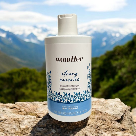 Wondher By Fama Strong Essence Herstellende Shampoo 300 ml Droog en Beschadigd Haar - afbeelding 2