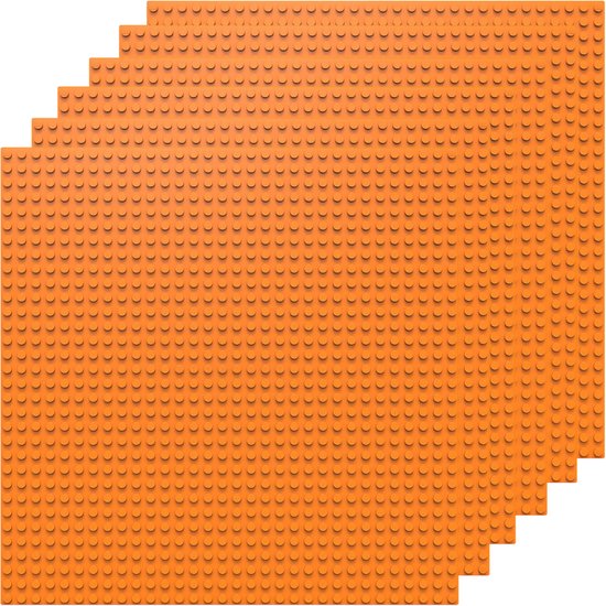 BiOBUDDi Base Plate Oranje 25,5cm x 25,5cm BB-0095 - 6 stuks - afbeelding 1